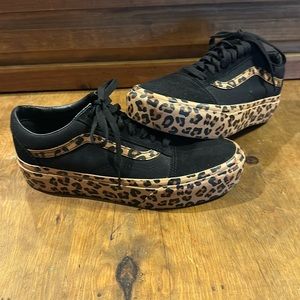 Vans Leopard Platform